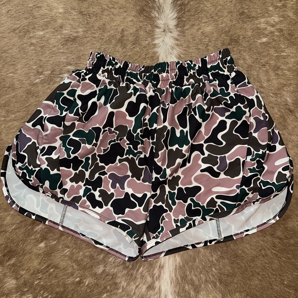 Lululemon Camo Print Women's Shorts